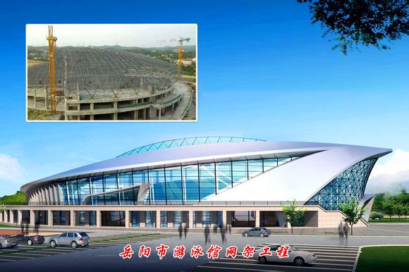 东兴游泳池网架